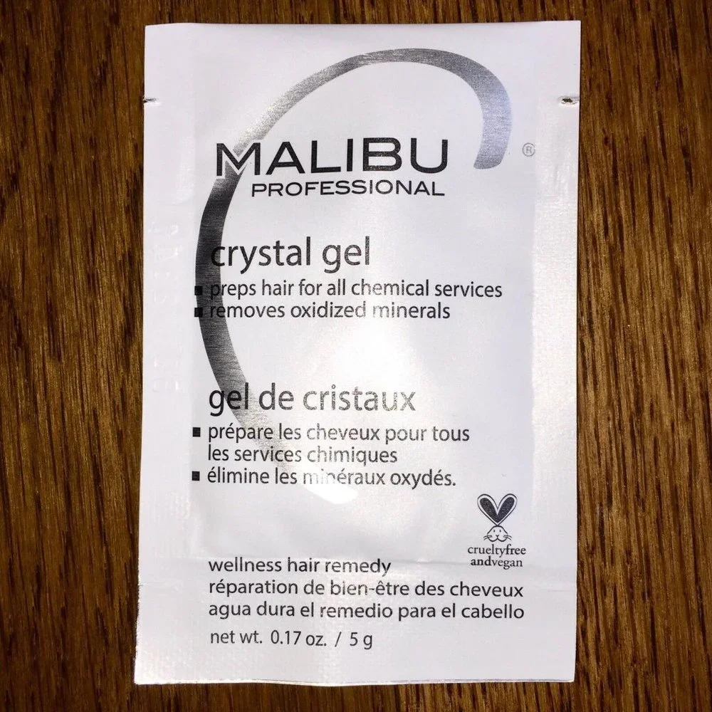 x4‎ Malibu C Crystal Gel Treatments + 4 Caps